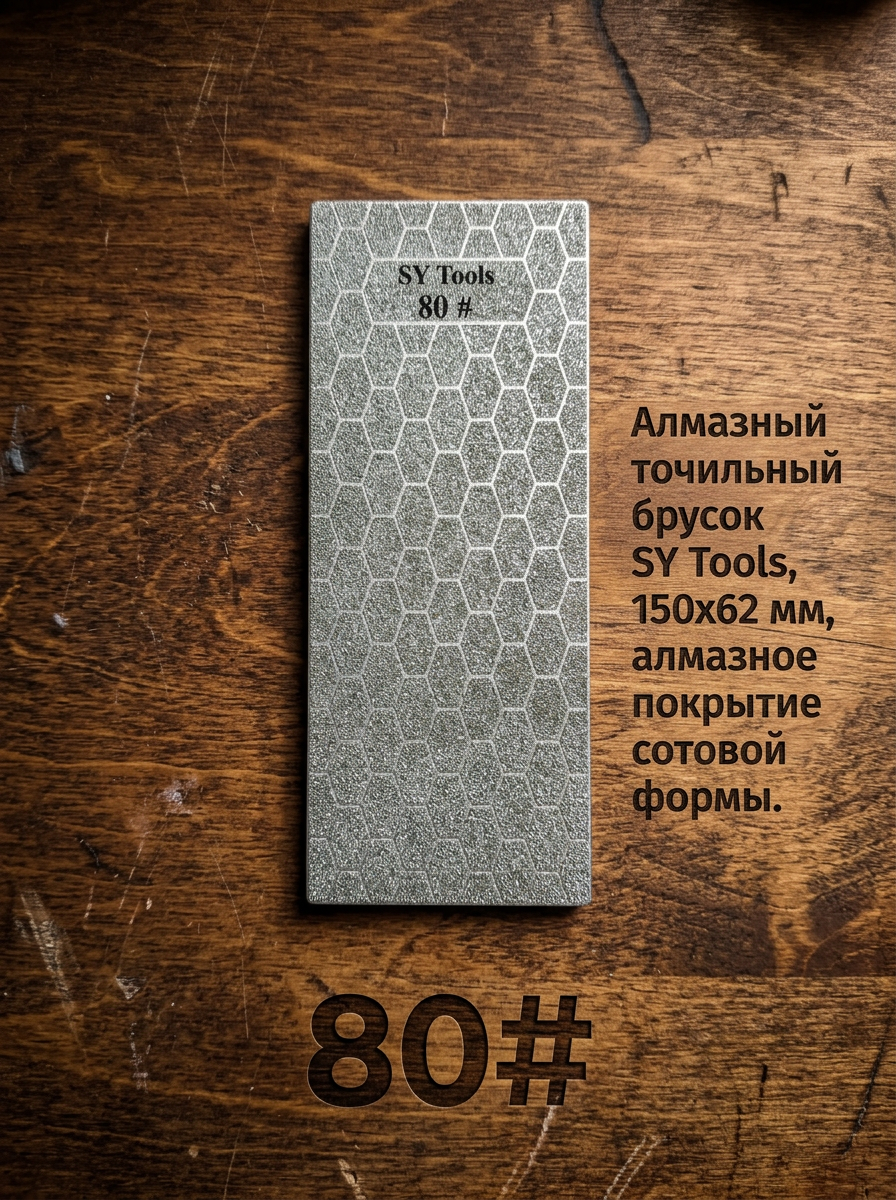 Sy Tools FW 系列背胶金刚石磨石实拍:150×62mm 蜂巢纹理+双面背胶