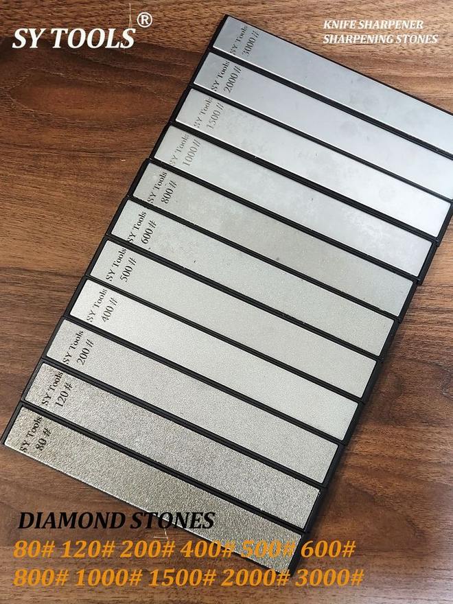 Sy Tools D-11JIN 钢背金刚石磨刀石