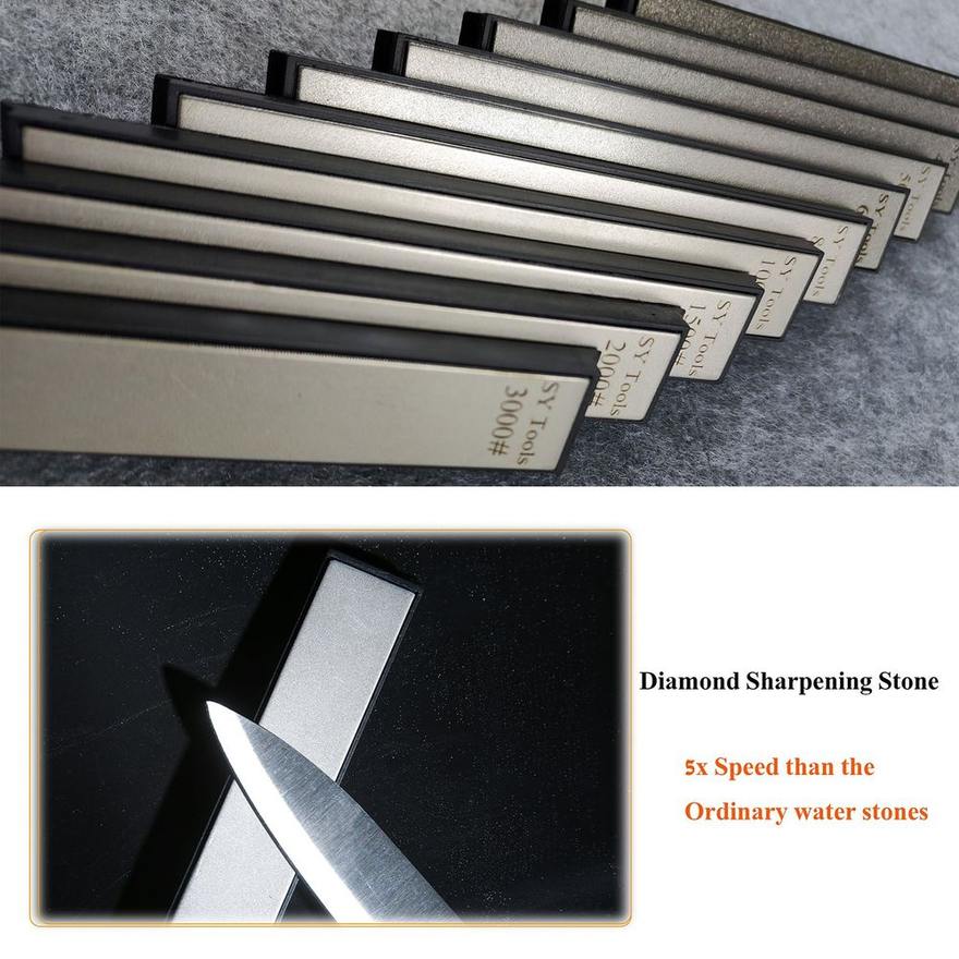 Sy Tools D200-400-800-1500-3000-A21-A10 钢背金刚石磨刀石（200/400/800/1500/3000 目） 缩略图2