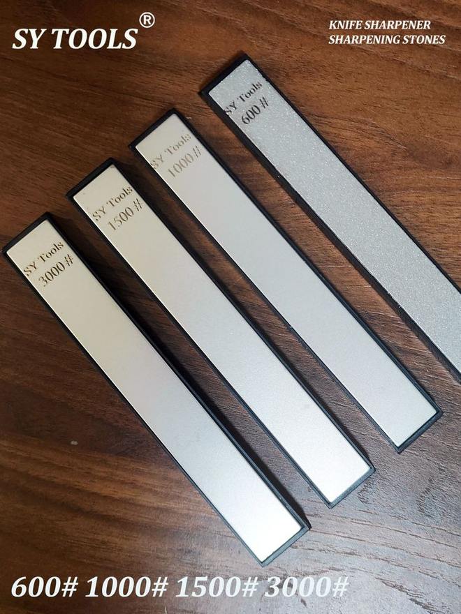Sy Tools D600-1000-1500-3000 钢背金刚石磨刀石(600/1000/1500/3000 目) 缩略图1
