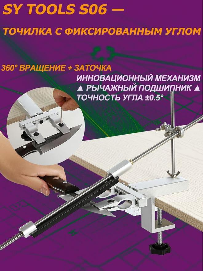 Sy Tools S06-D400-800-1500-3000-A21-A10 定角磨刀系统（400/800/1500/3000 目） 缩略图3