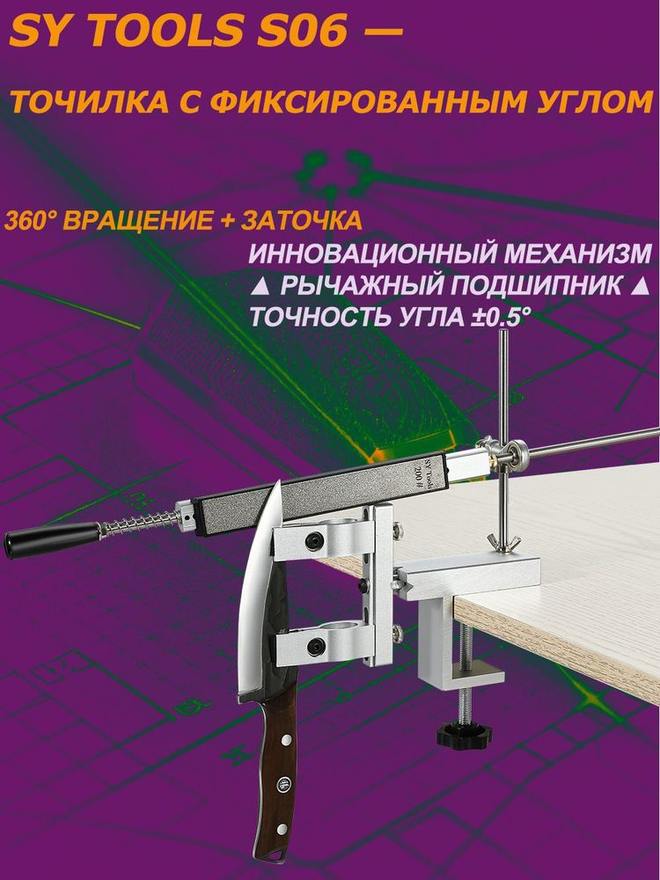 Sy Tools S06-D80-200-400-600-800-1000-2000-3000 定角磨刀系统(80/200/400/600/800/1000/2000/3000 目) 缩略图2