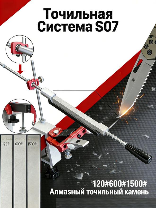 Sy Tools S07+D120-600-1500 定角磨刀系统(120/600/1500 目) 缩略图2