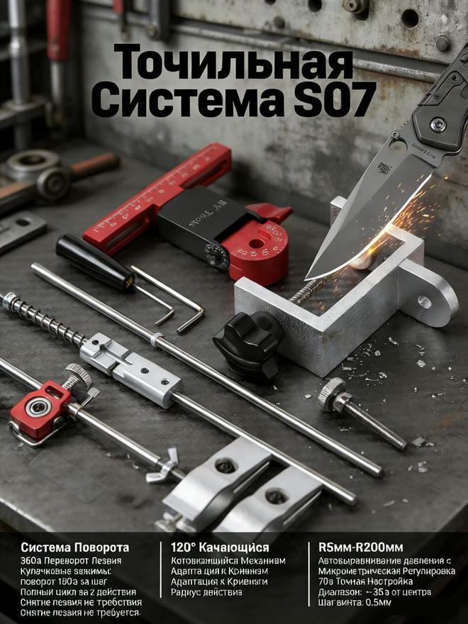 Sy Tools S07+D320-1200-2500 定角磨刀系统(320/1200/2500 目) 缩略图4