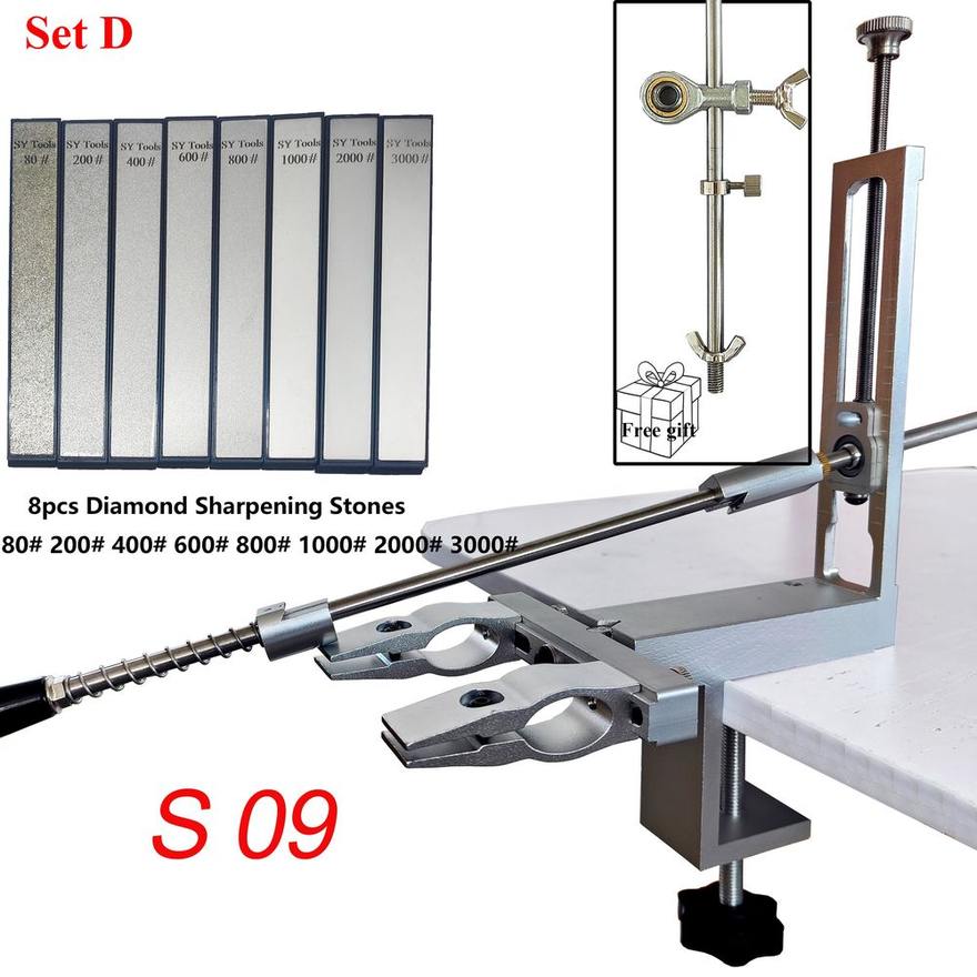 Sy Tools S09+D-80-200-400-600-800-1000-2000-3000 定角磨刀系统(80/200/400/600/800/1000/2000/3000 目)
