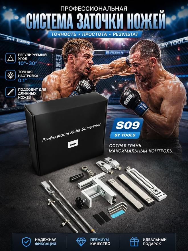 Sy Tools S09+D-80-200-500-600-1000-A21-A10 定角磨刀系统(80/200/500/600/1000 目) 缩略图3