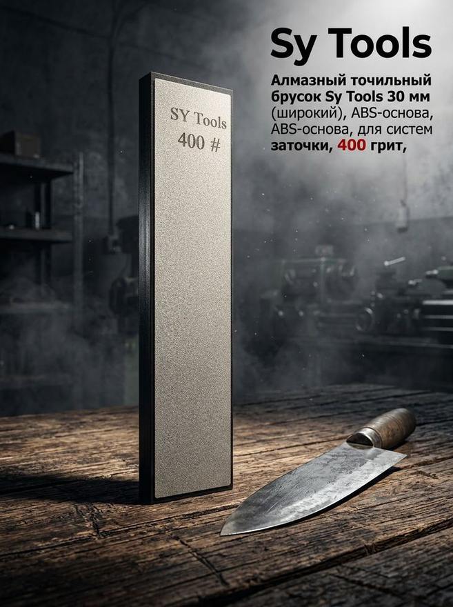 Sy Tools TTD-400 窄幅金刚石磨刀条（400 目） 实拍图1
