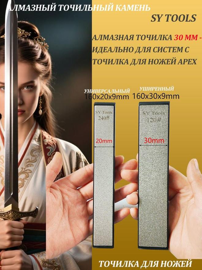 Sy Tools TTD-80-400-600-1000-2000 窄幅金刚石磨刀条(80/400/600/1000/2000 目) 缩略图6